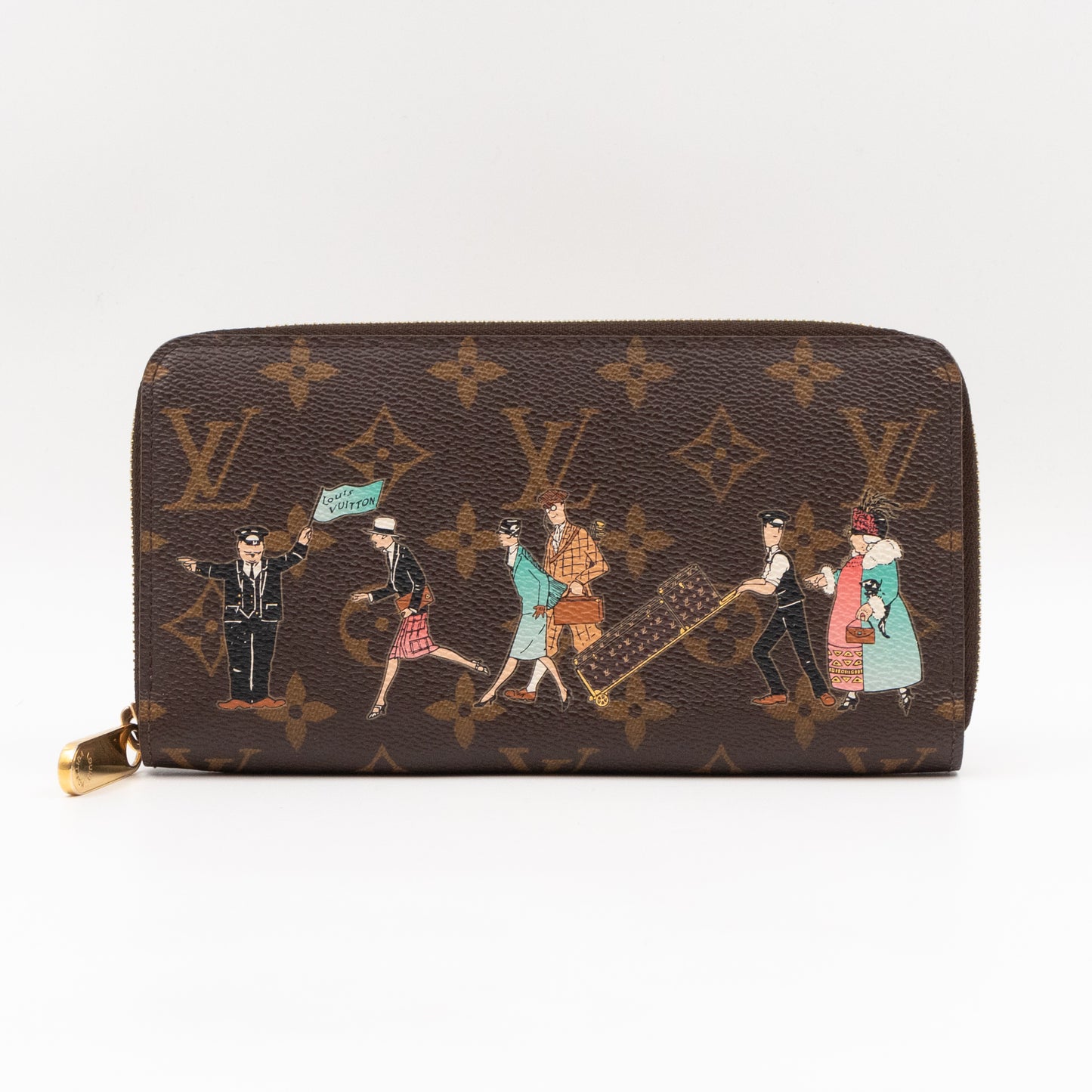 Zippy Wallet Monogram Illustre