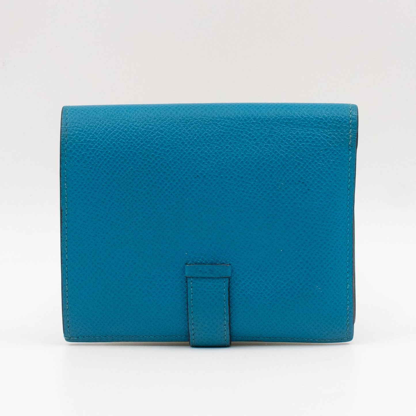 Bearn Compact Wallet Blue Leather