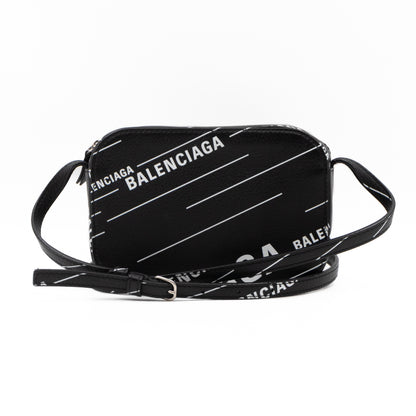 Everyday Camera Bag XS Black White Logo Print