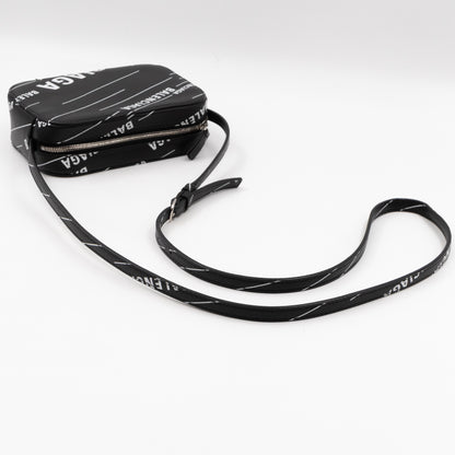 Everyday Camera Bag XS Black White Logo Print
