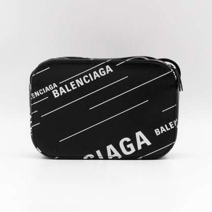 Everyday Camera Bag XS Black White Logo Print