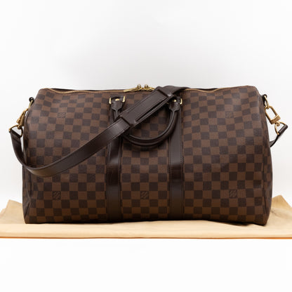 Keepall 45 Bandouliere Damier Ebene