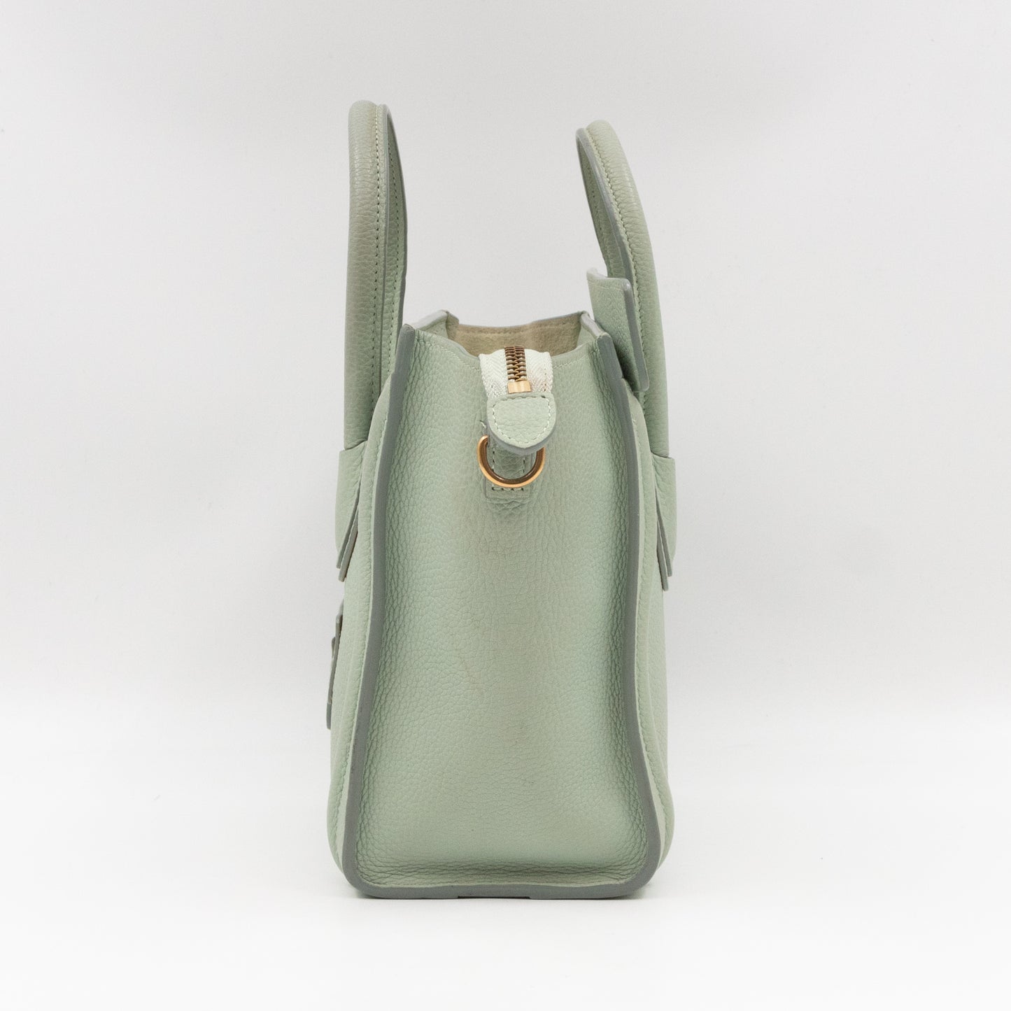 Nano Luggage Vert d'Eau Leather