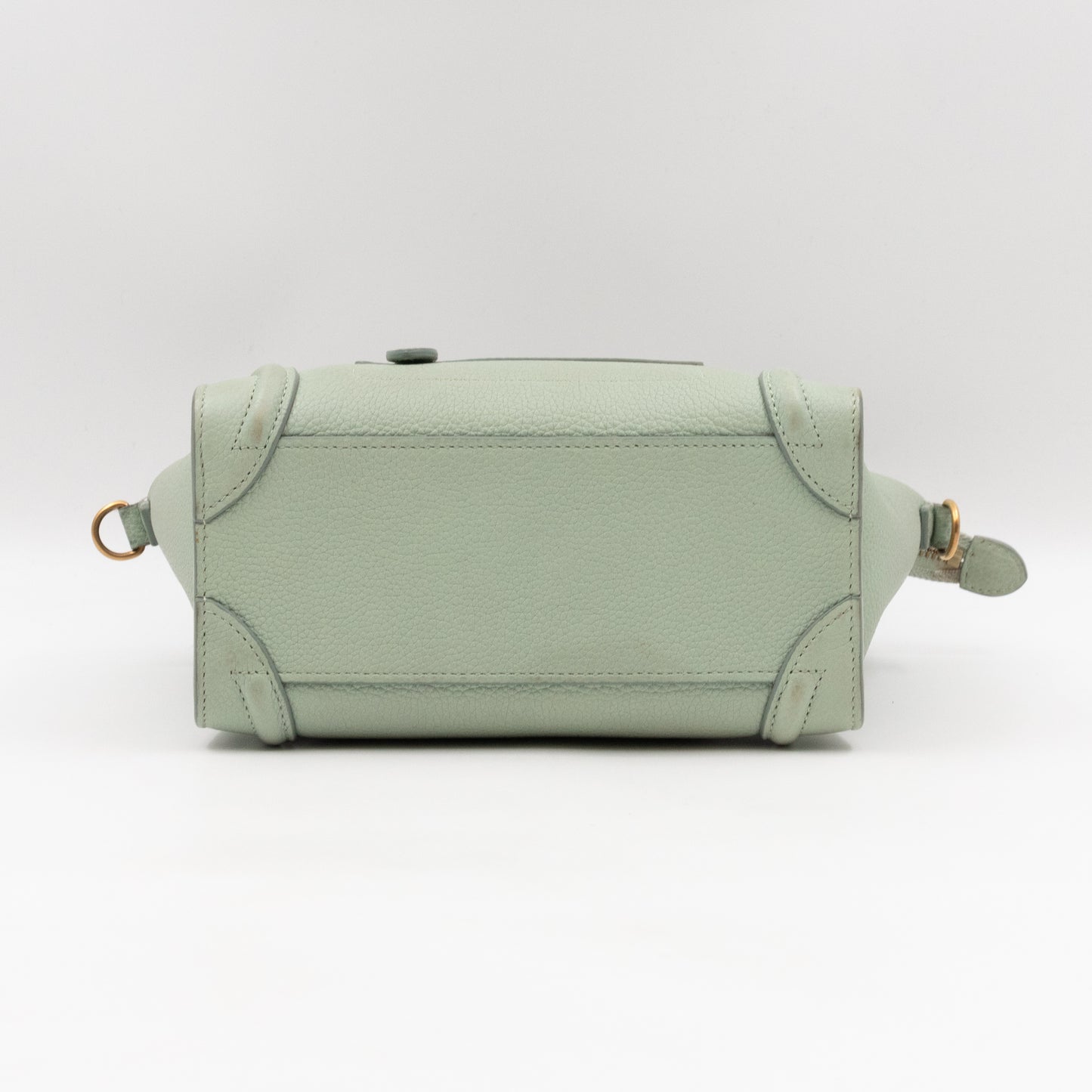 Nano Luggage Vert d'Eau Leather