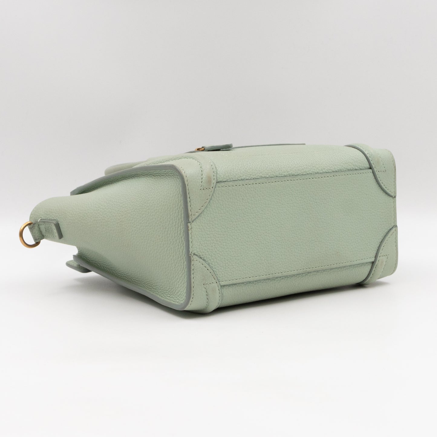 Nano Luggage Vert d'Eau Leather