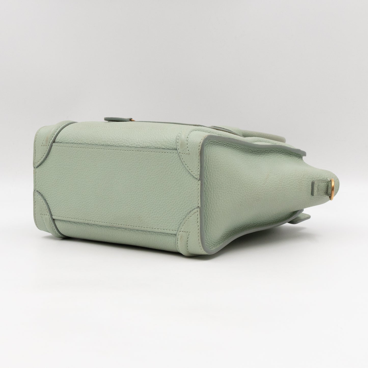 Nano Luggage Vert d'Eau Leather