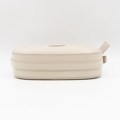 Le 61 Camera Bag White Calfskin Leather