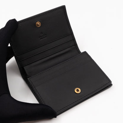 Queen Margaret Wallet Black & White Leather