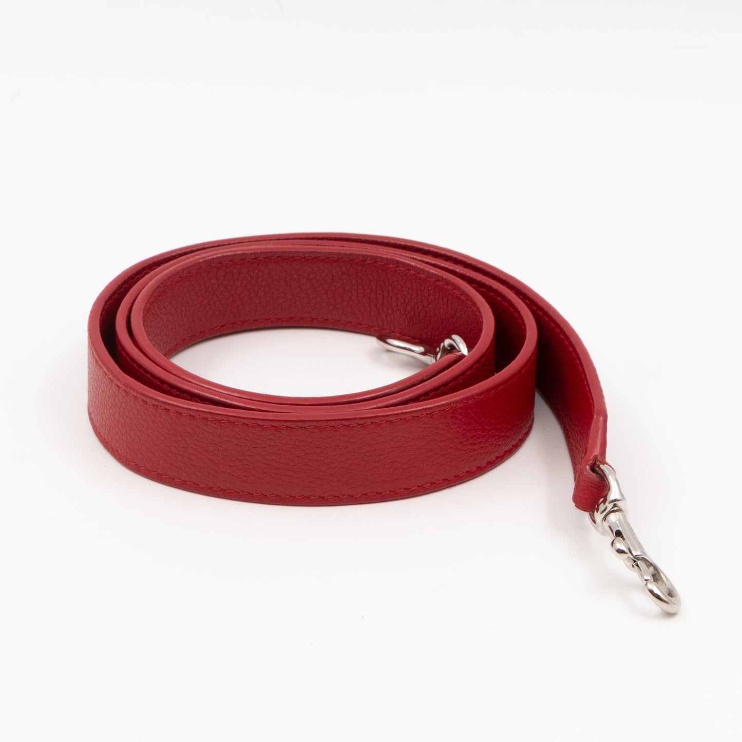 Sunset Medium Red Grained Leather