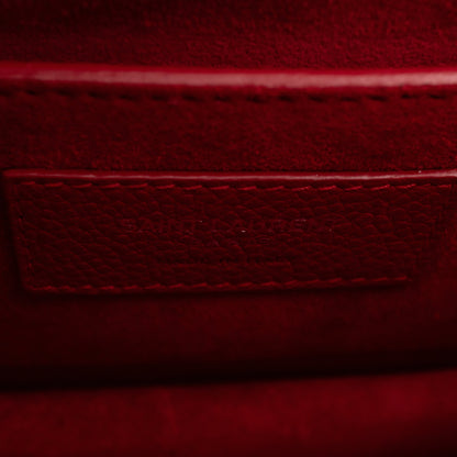 Sunset Medium Red Grained Leather