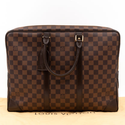 Louis Vuitton Porte Documents Voyage GM Damier Ebene – Queen Station