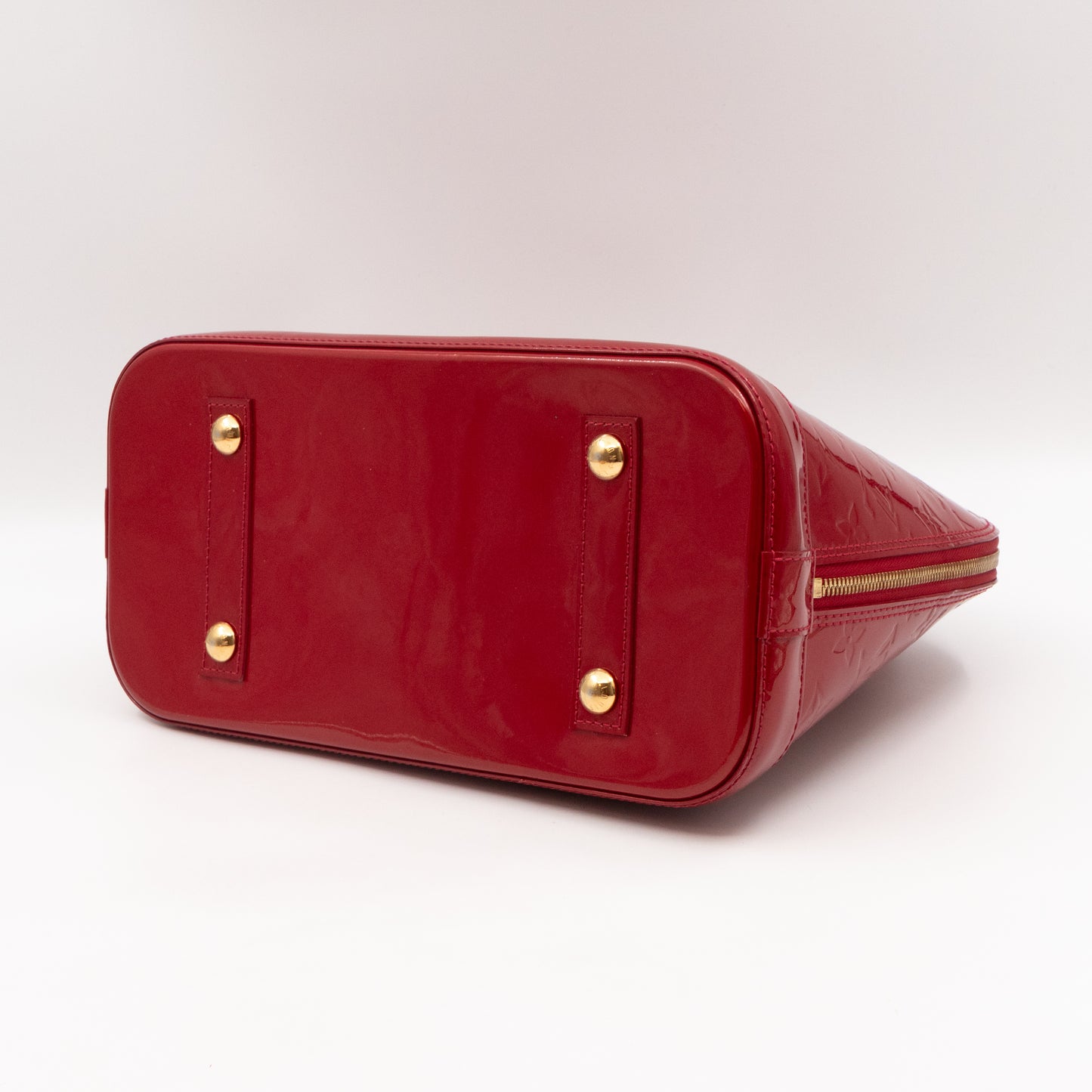 Alma PM Vernis Red with Shoulder Strap