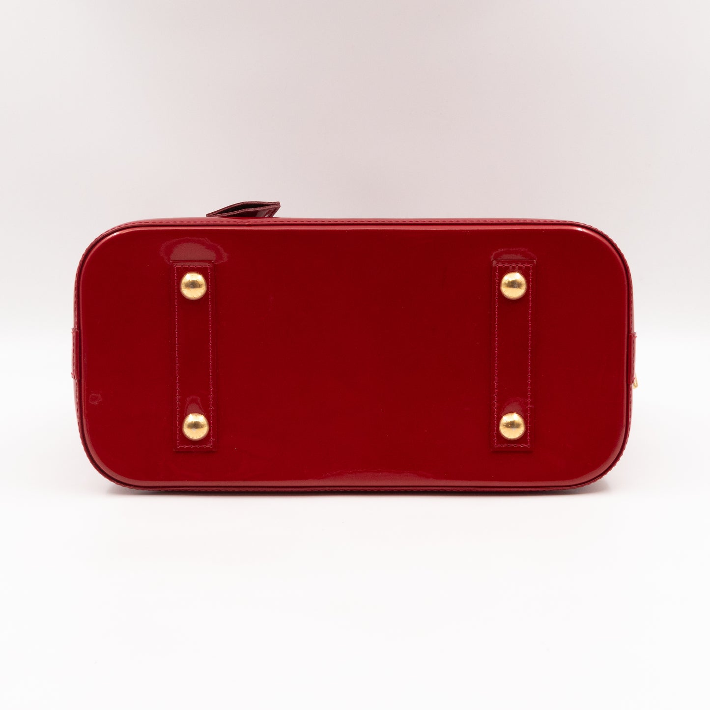 Alma PM Vernis Red with Shoulder Strap