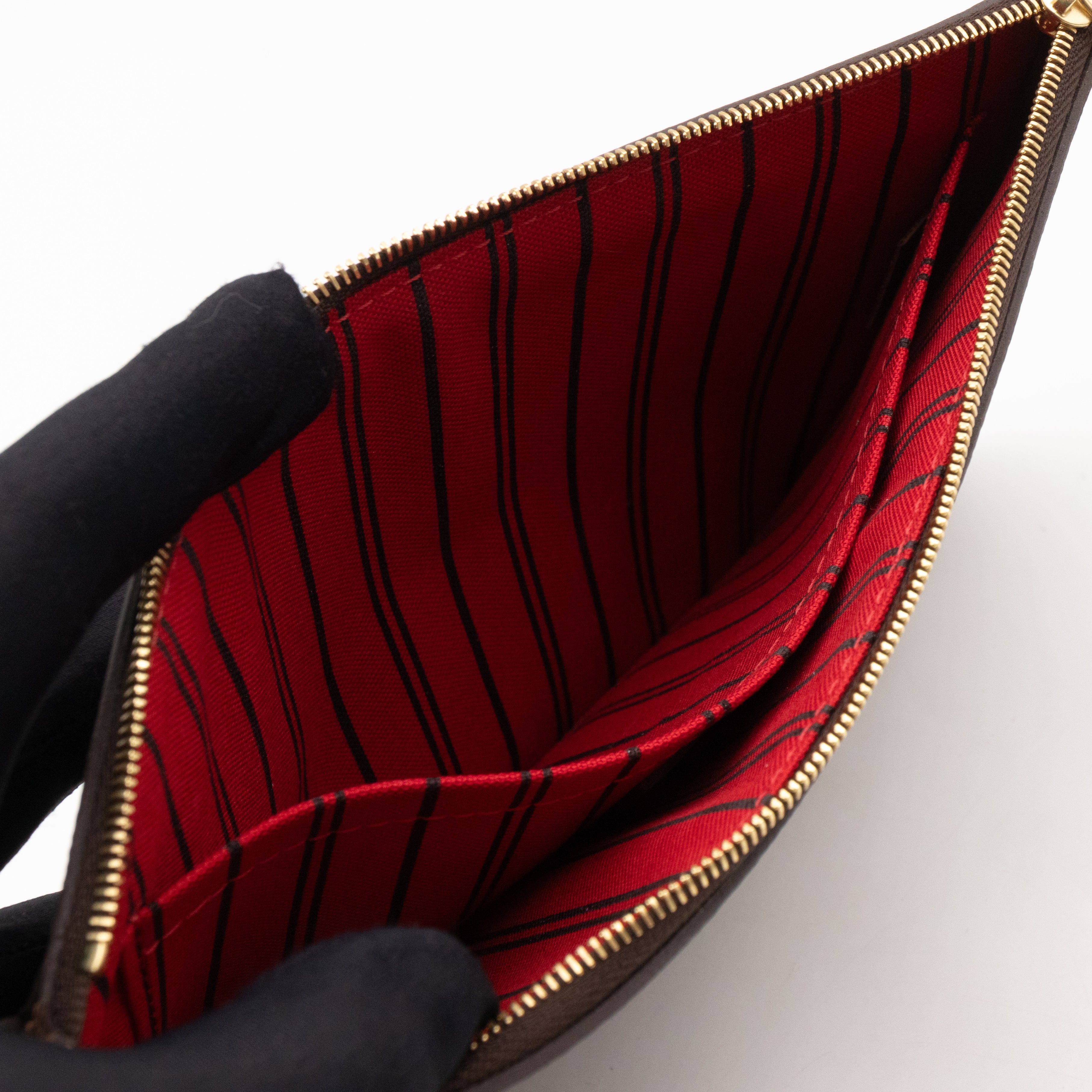 Neverfull Pochette Damier Ebene