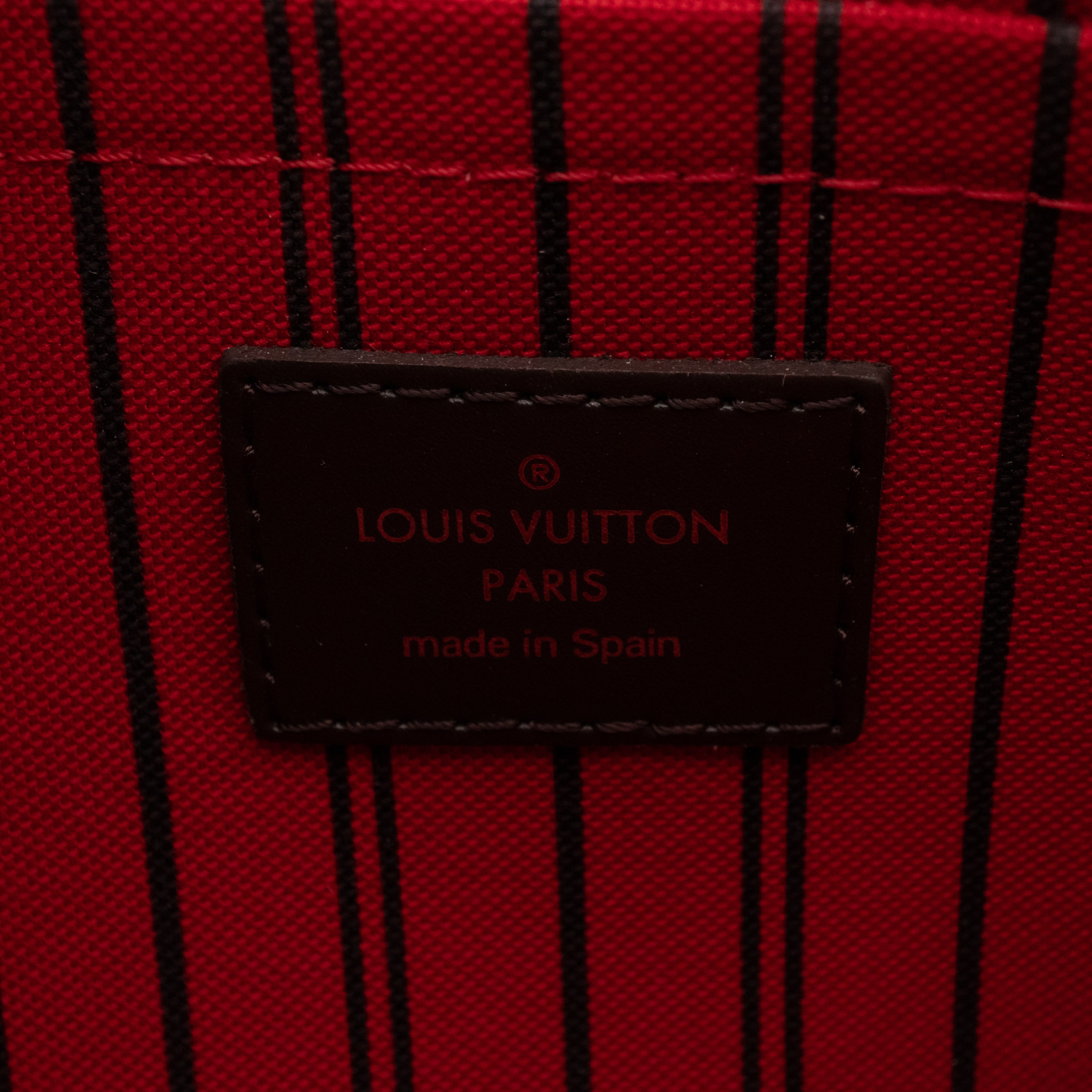 Neverfull Pochette Damier Ebene