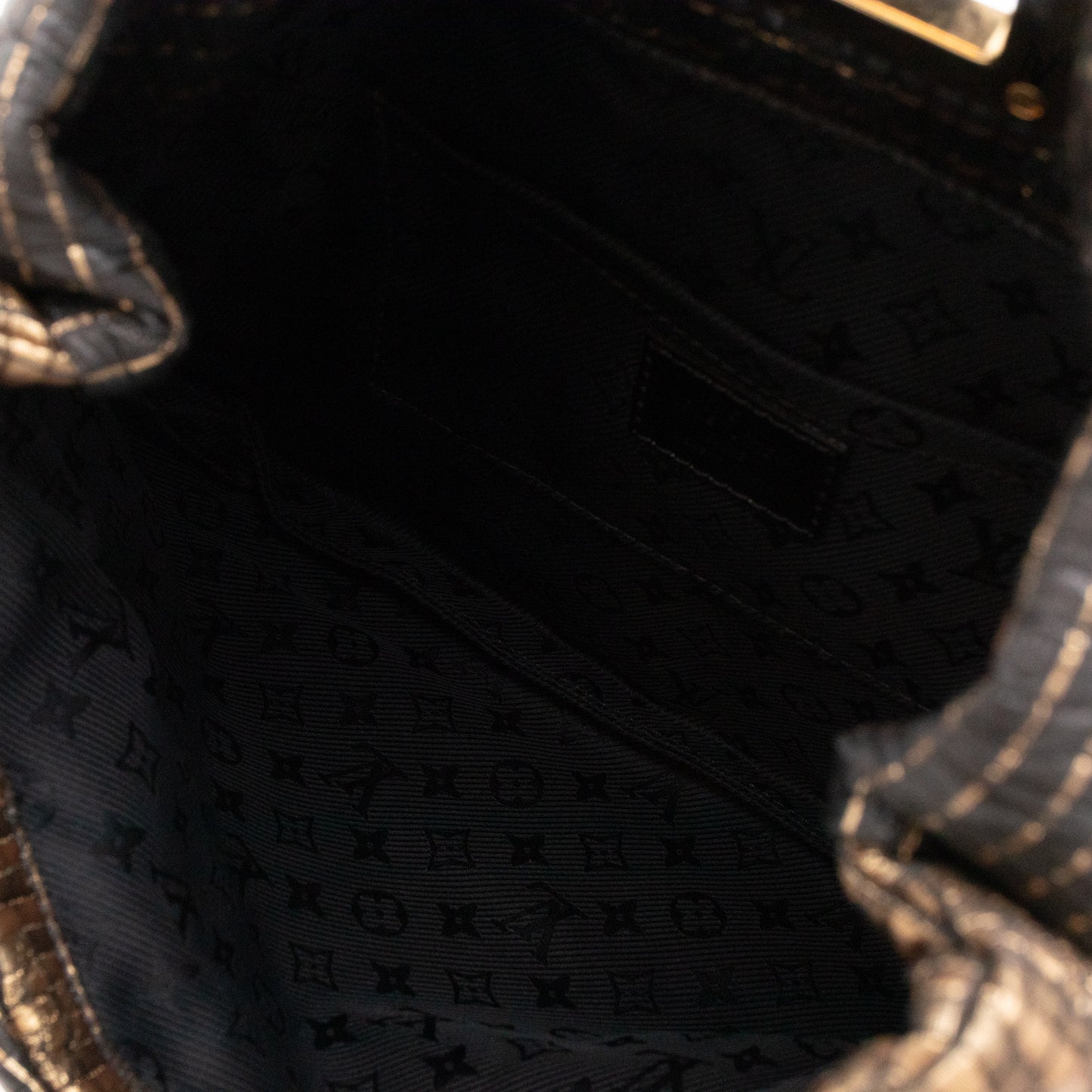 Altair Pochette Monogram Jacquard Black Gold