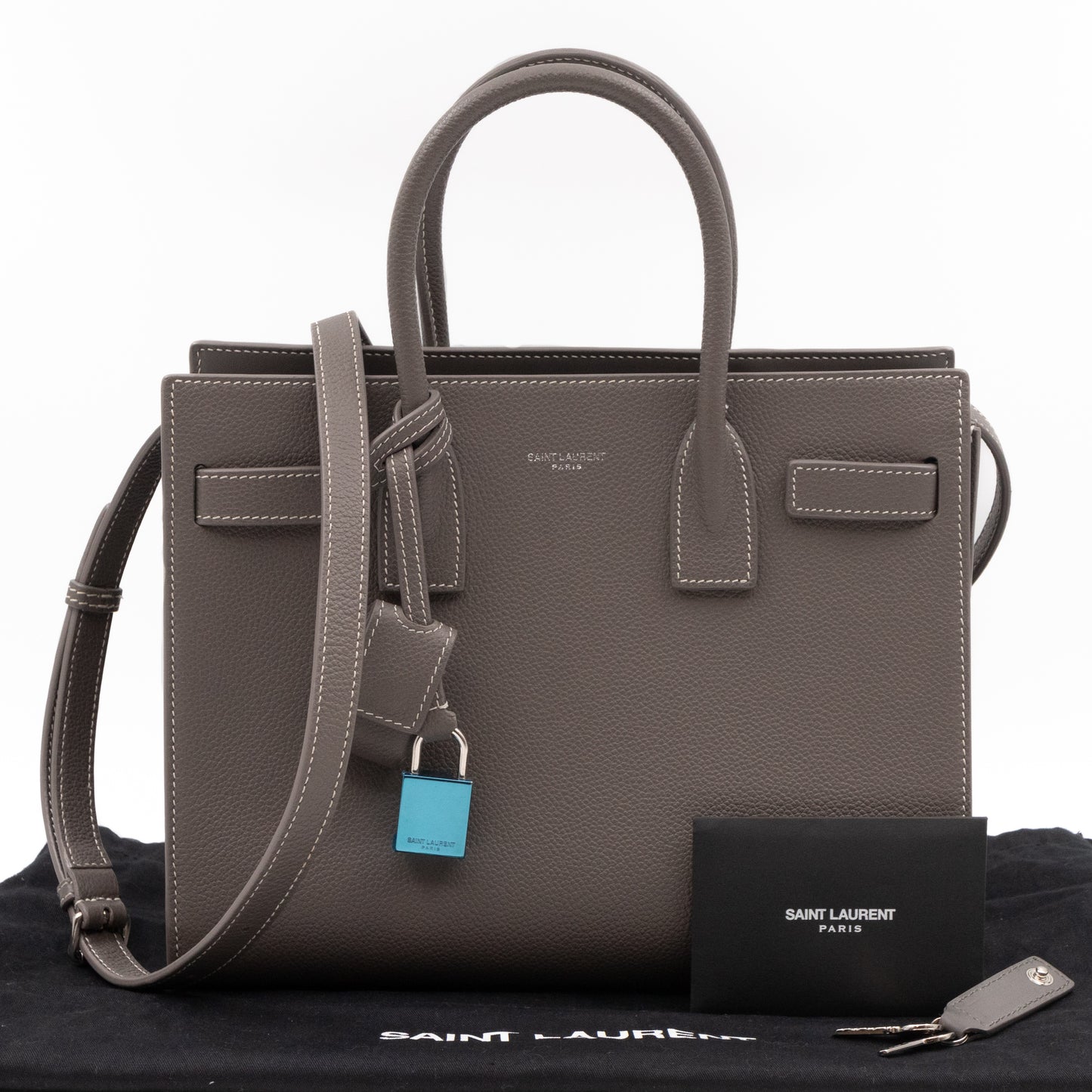 Sac de Jour Baby Gray Leather