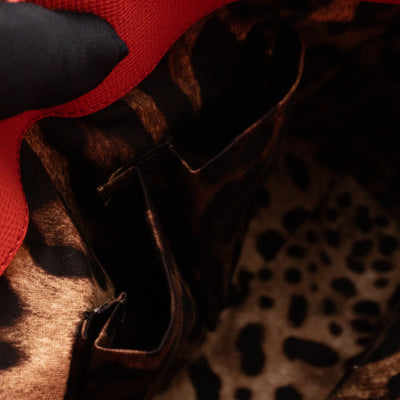 Sicily Large Orange Brown Dauphine Leather