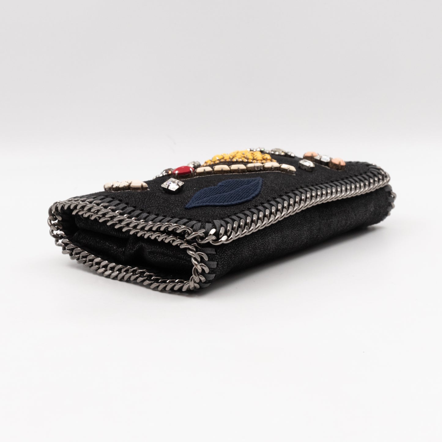 Falabella Small Crossbody Embellished Black