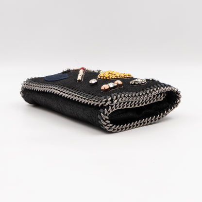 Falabella Small Crossbody Embellished Black