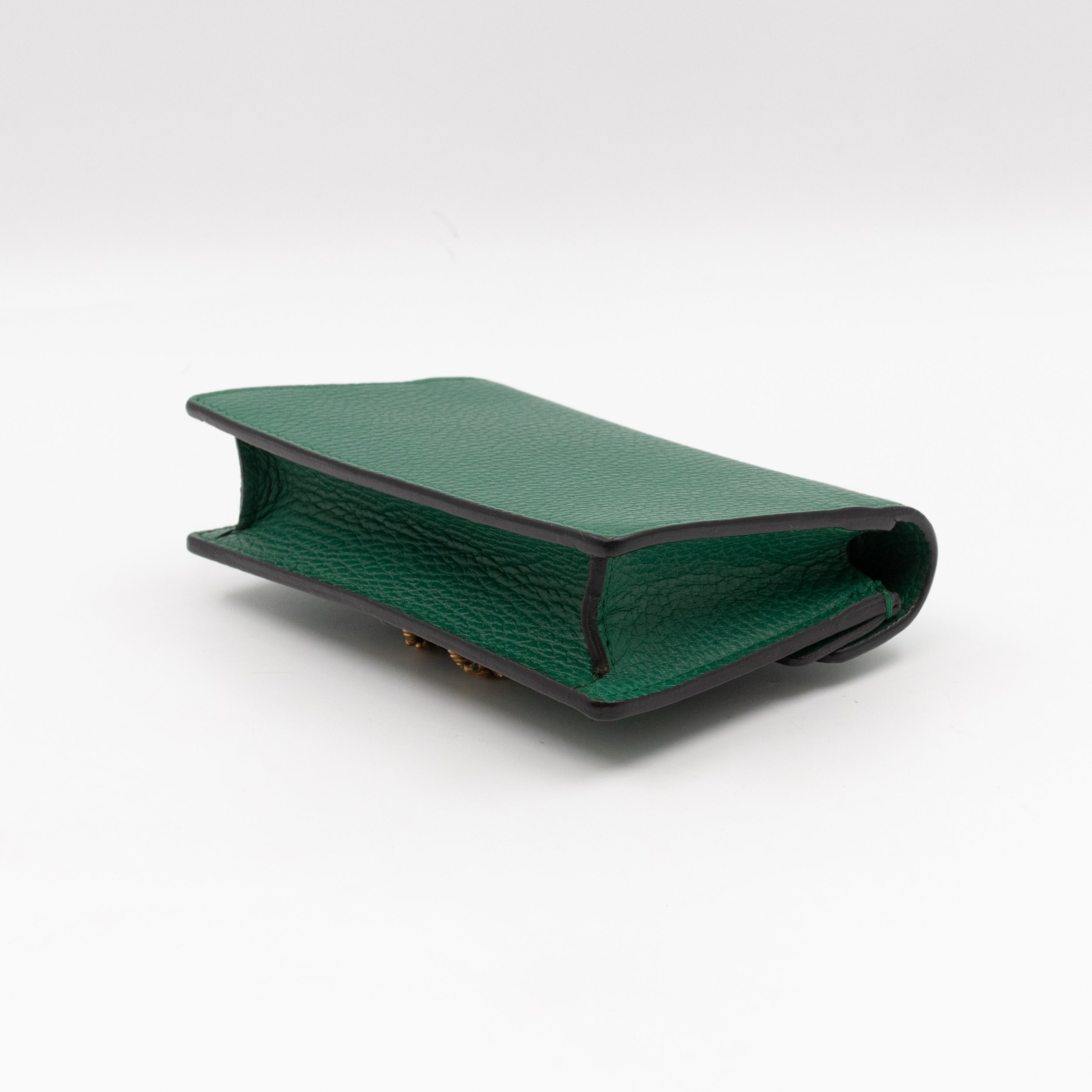Dionysus Super Mini Green Leather