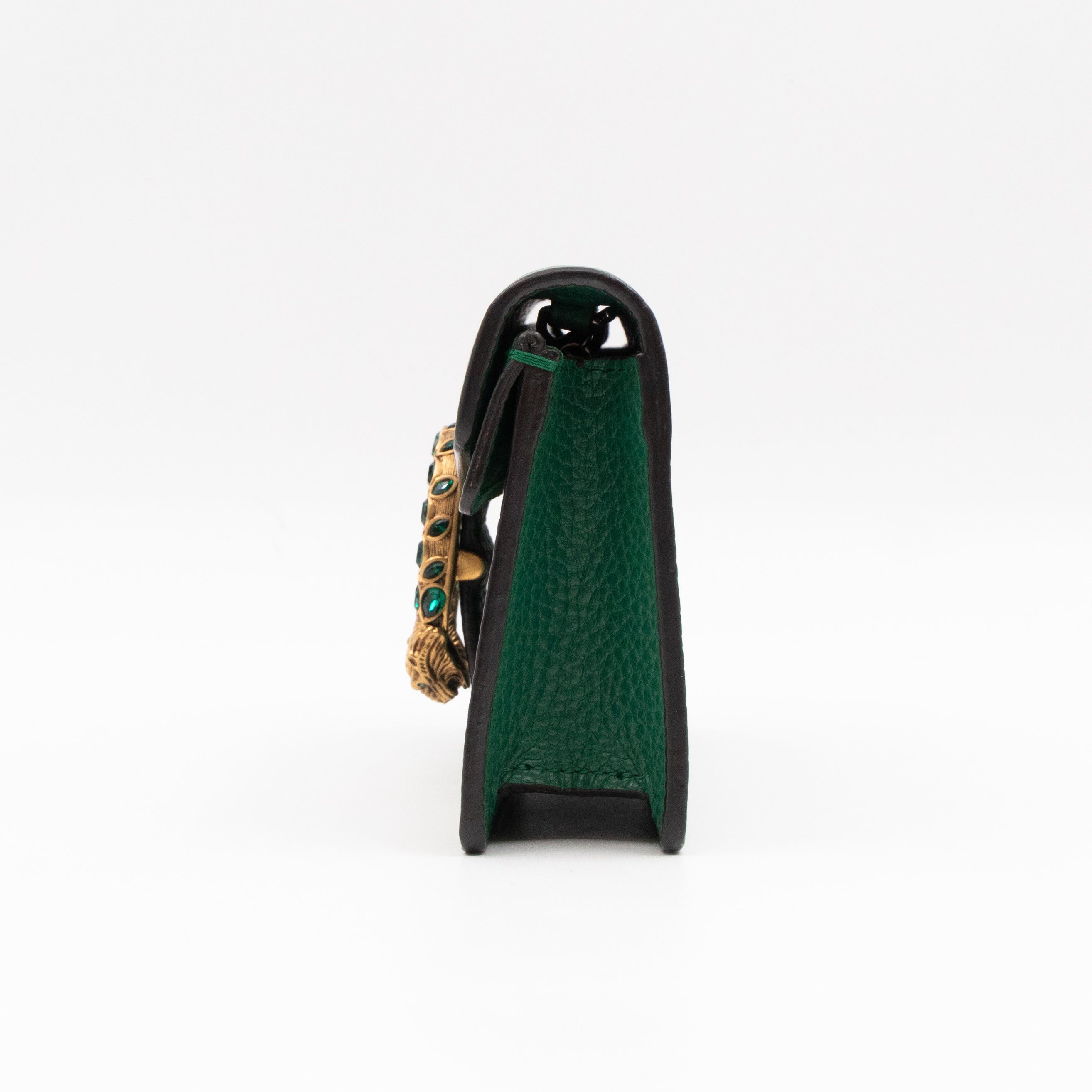 Dionysus Super Mini Green Leather