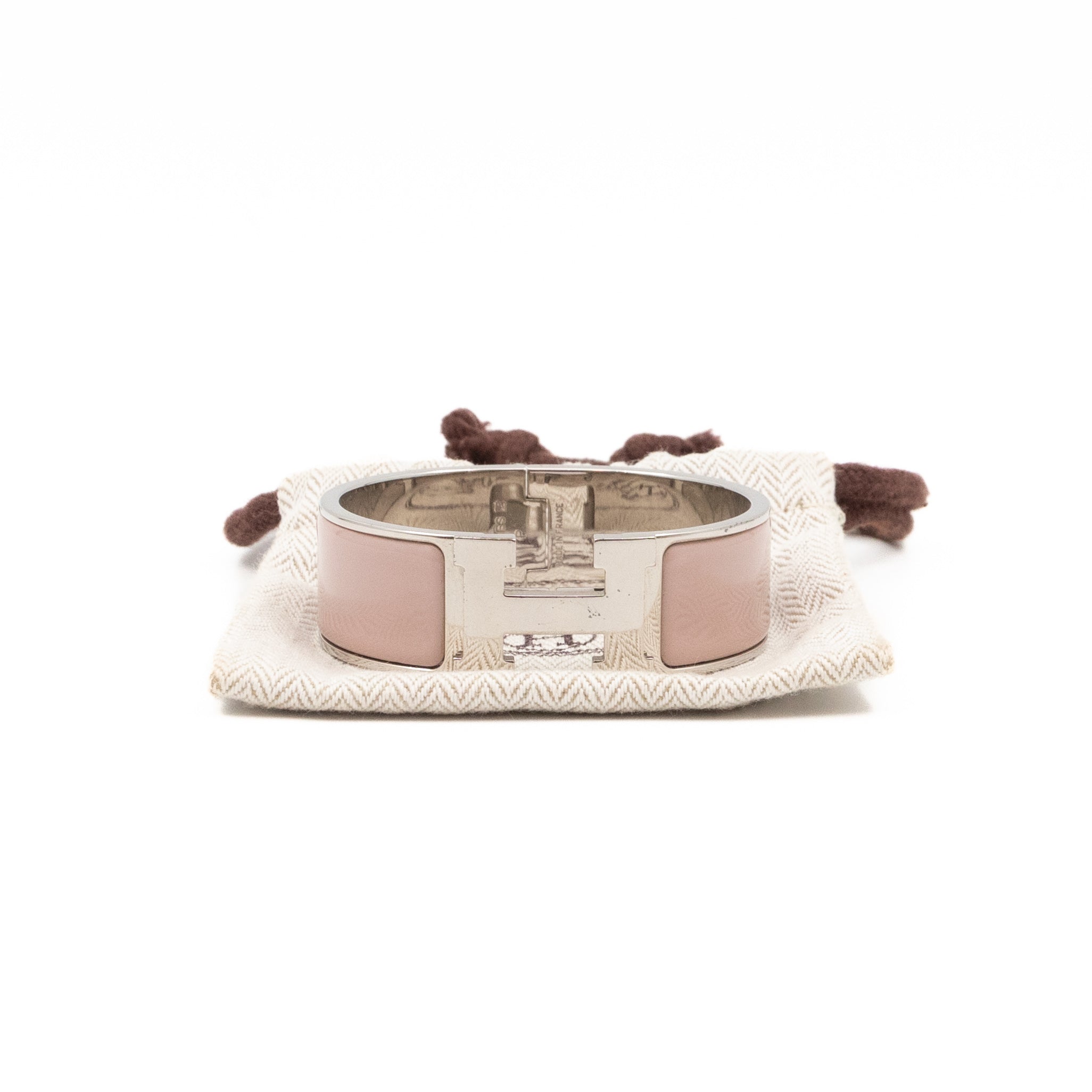 Clic Clac H Bracelet PM Light Pink Silver