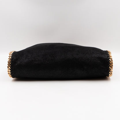 Falabella Fold Over Tote Black Gold