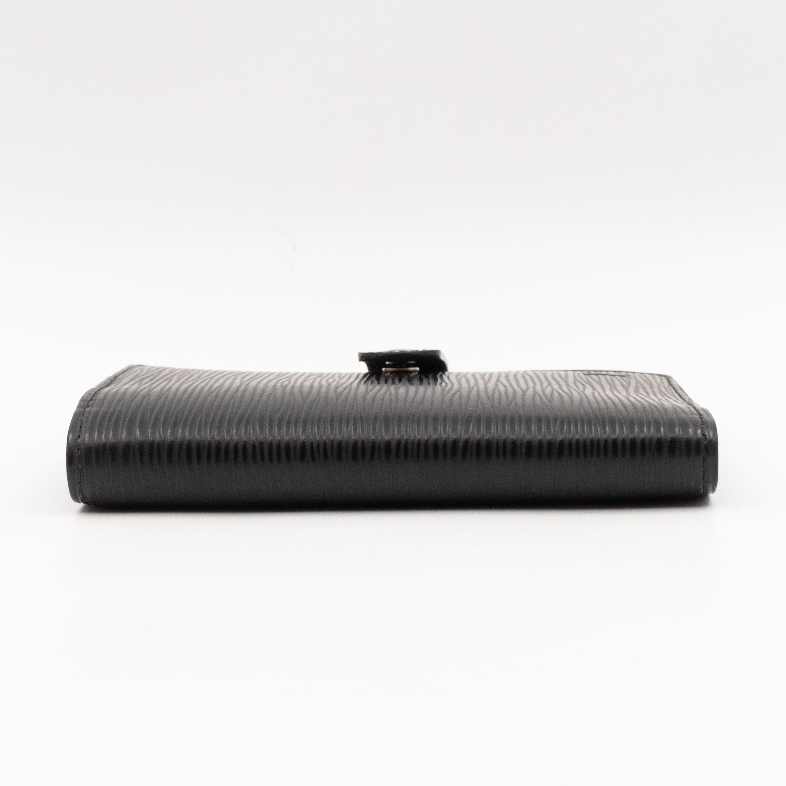 Small Ring Agenda Cover Black Epi