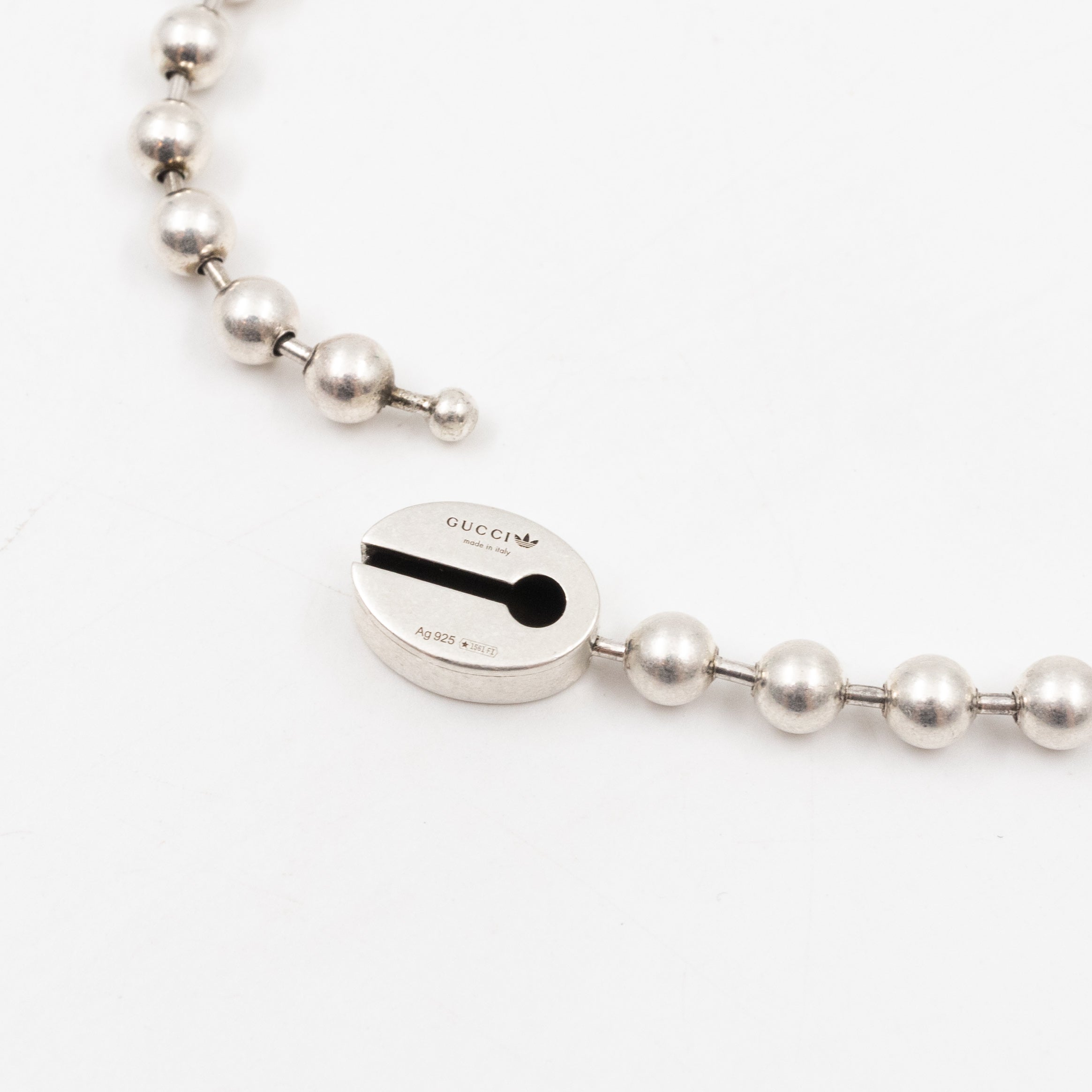 Gucci x Adidas Pendant Necklace 925 Silver