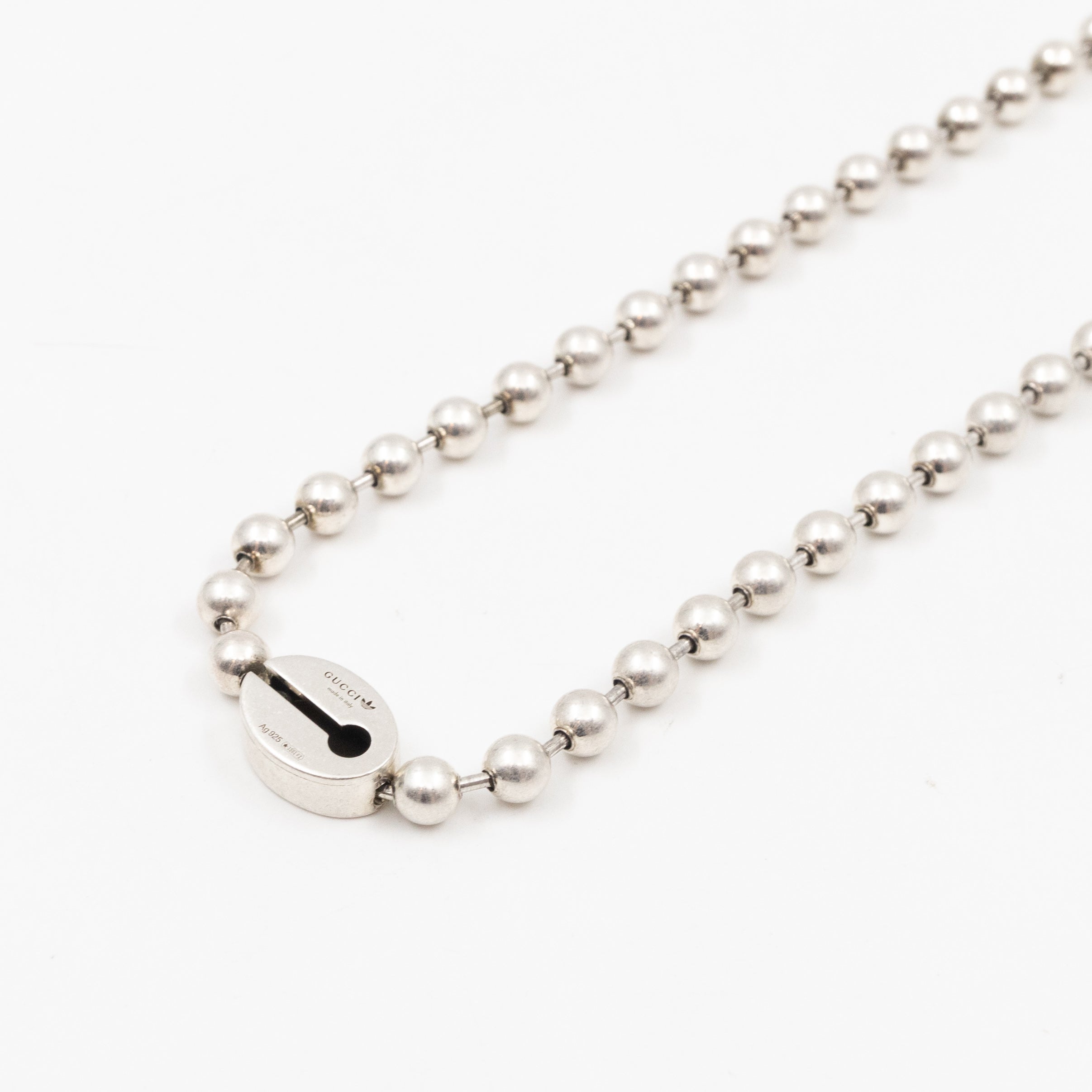Gucci x Adidas Pendant Necklace 925 Silver