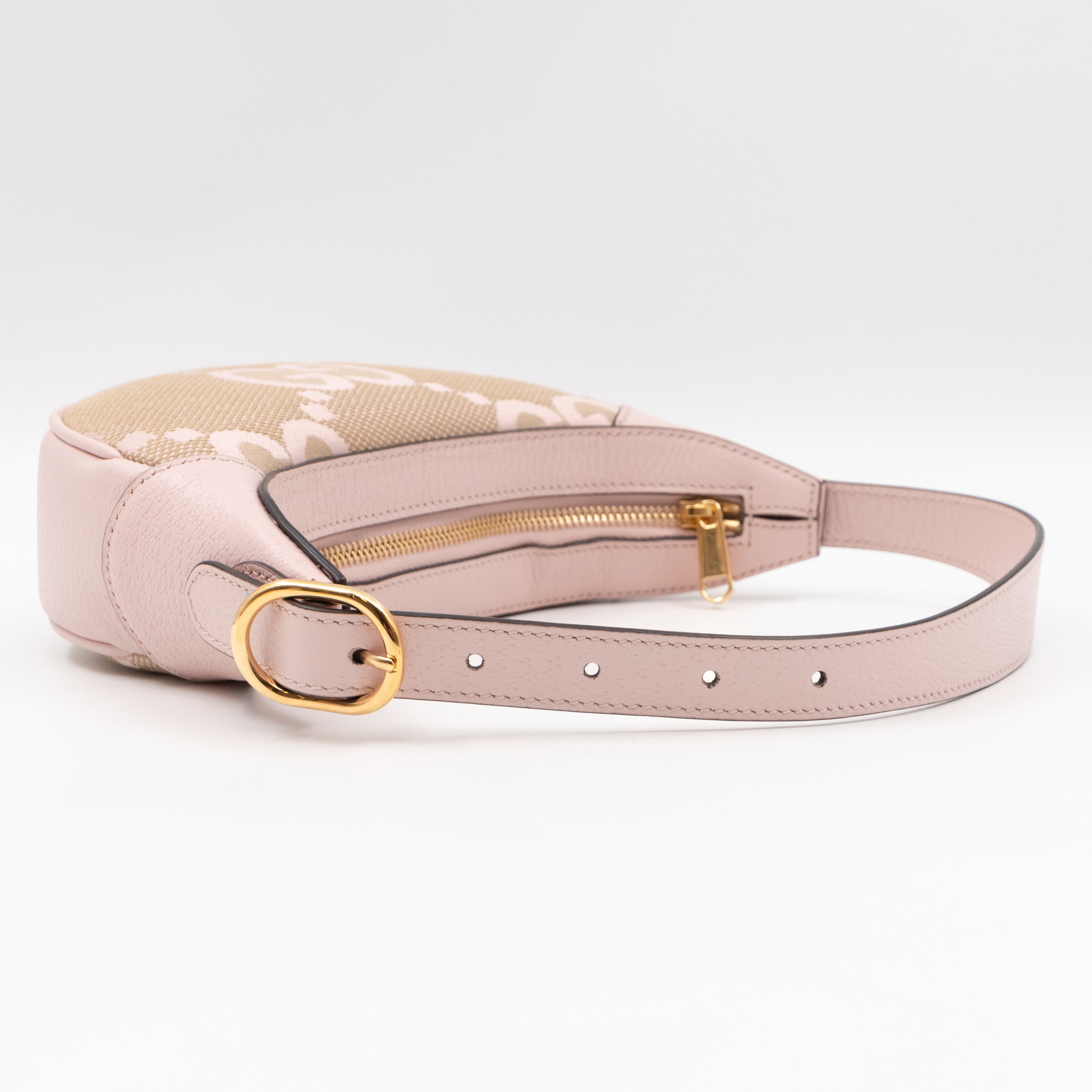 Ophidia Jumbo GG Light Pink Mini Bag