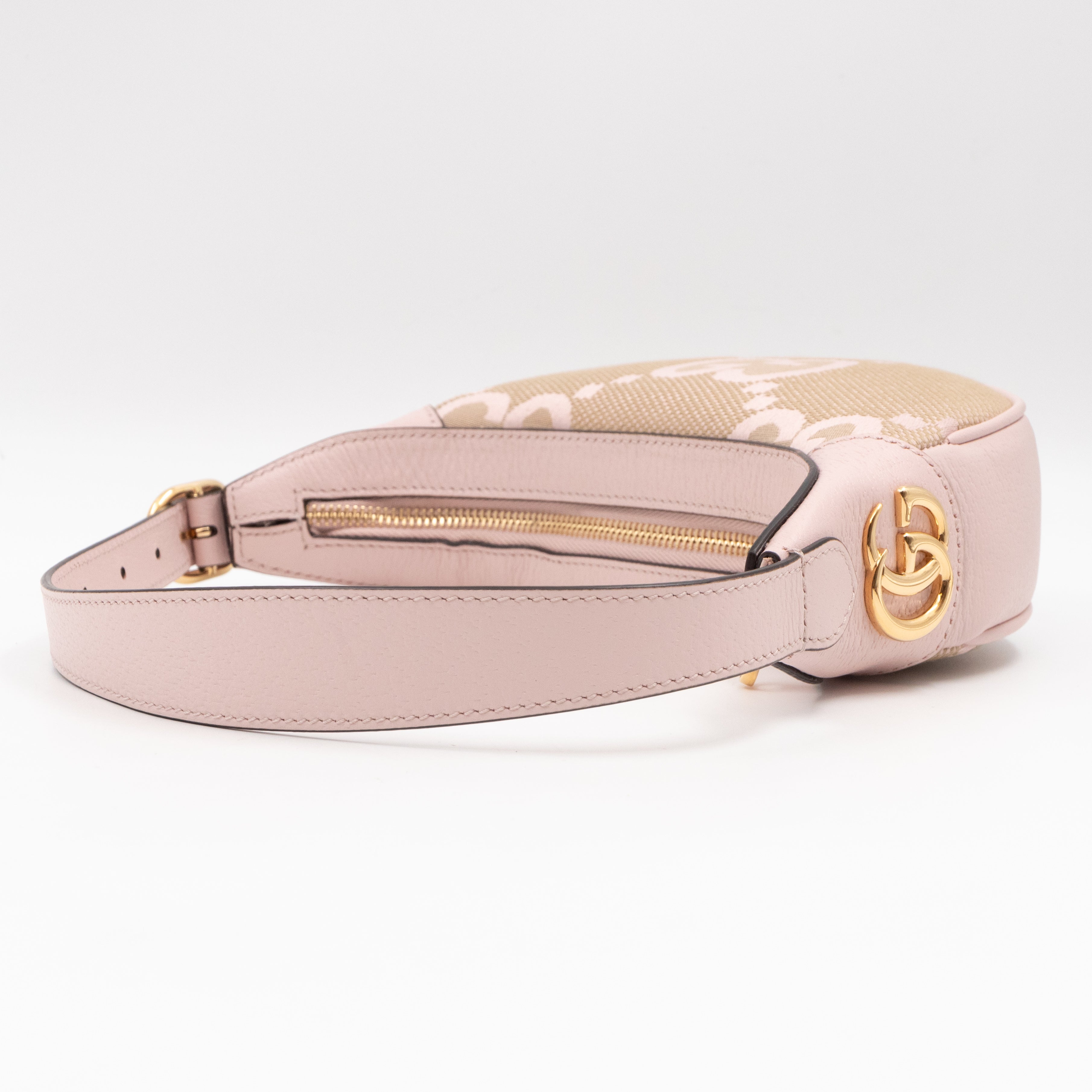 Ophidia Jumbo GG Light Pink Mini Bag