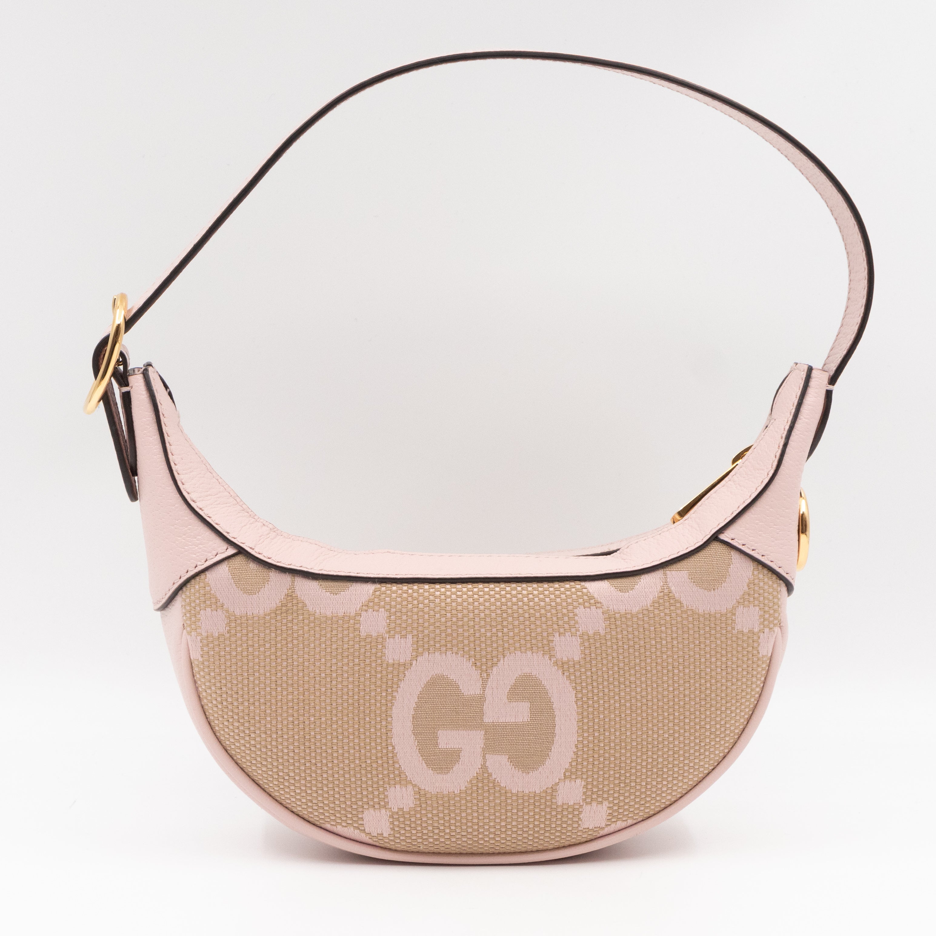 Ophidia Jumbo GG Light Pink Mini Bag