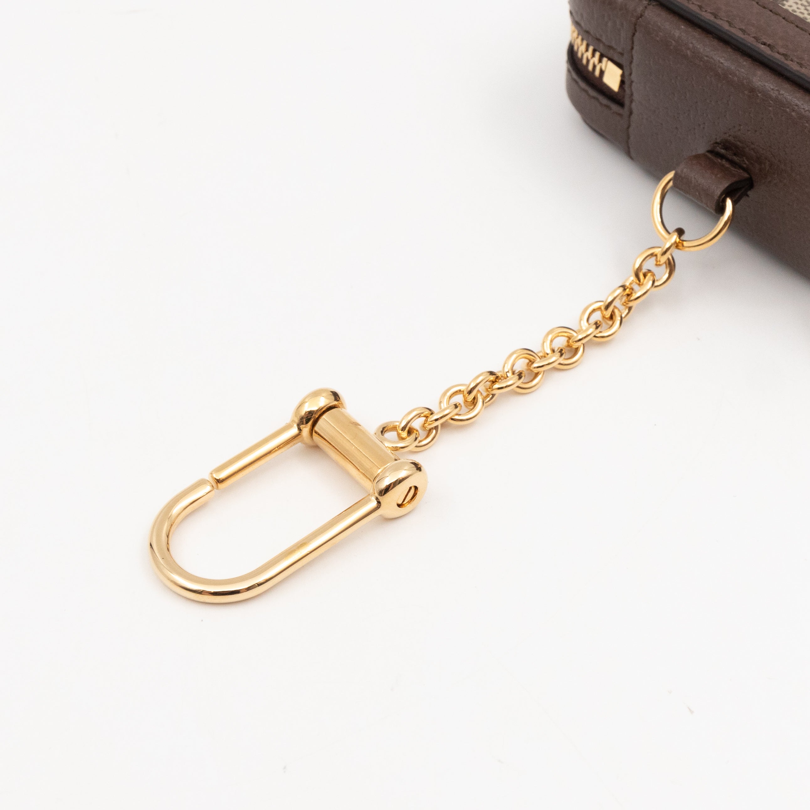 Keychain Case GG Supreme Brown