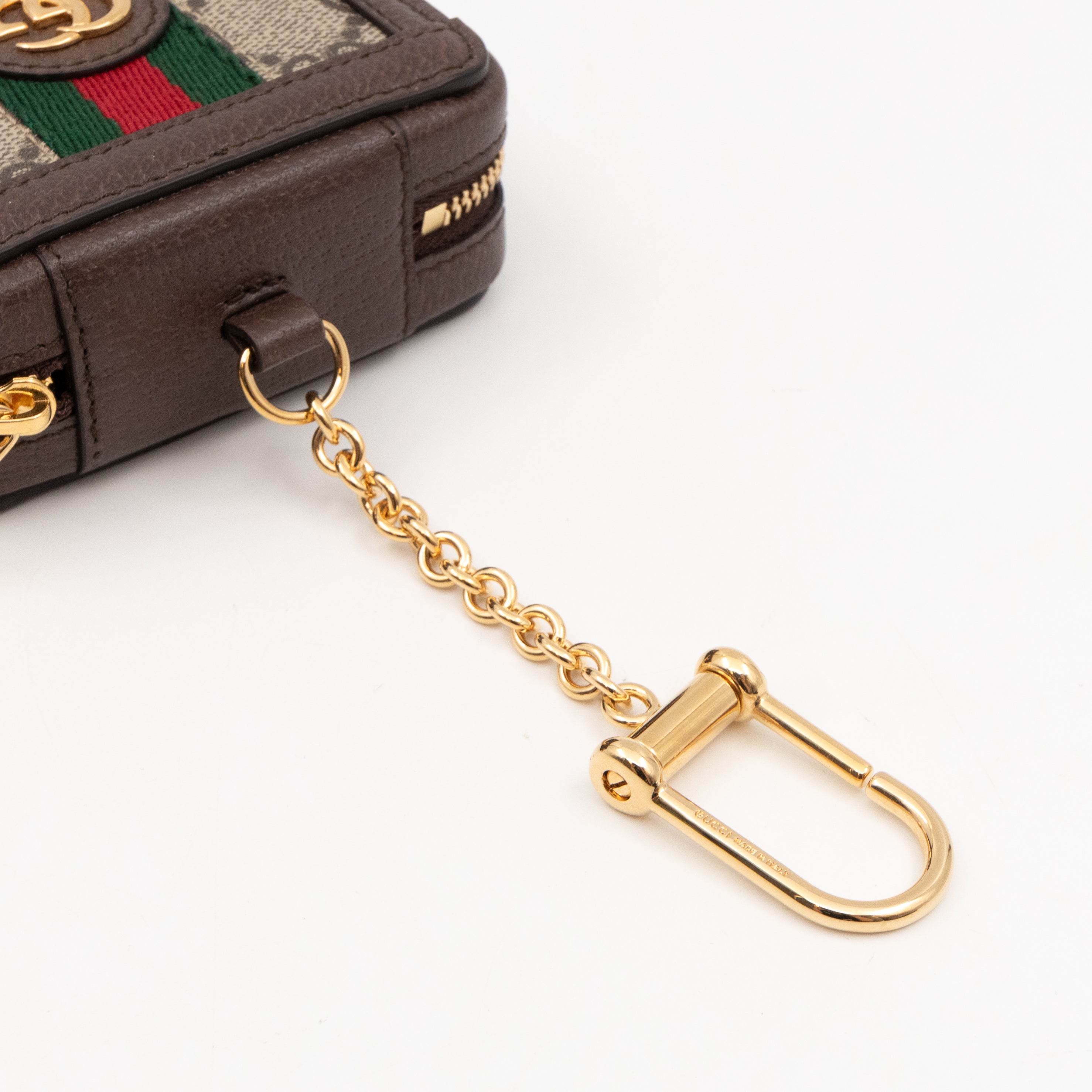 Keychain Case GG Supreme Brown