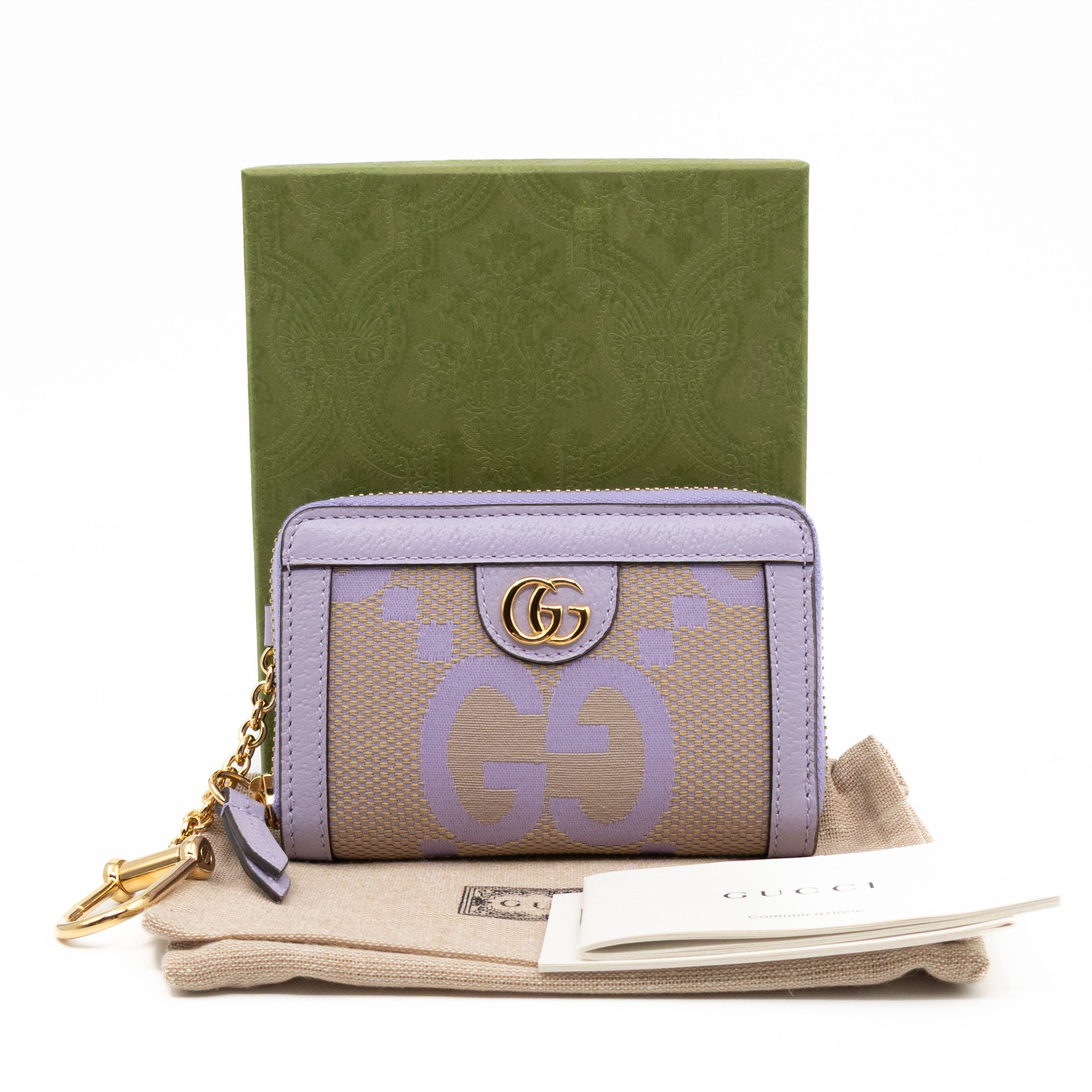 Ophidia Zip Around Card Case Lilac
