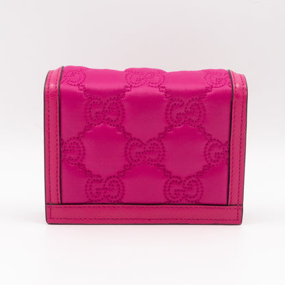 GG Marmont Matelasse Mini Messenger Bag Fuchsia