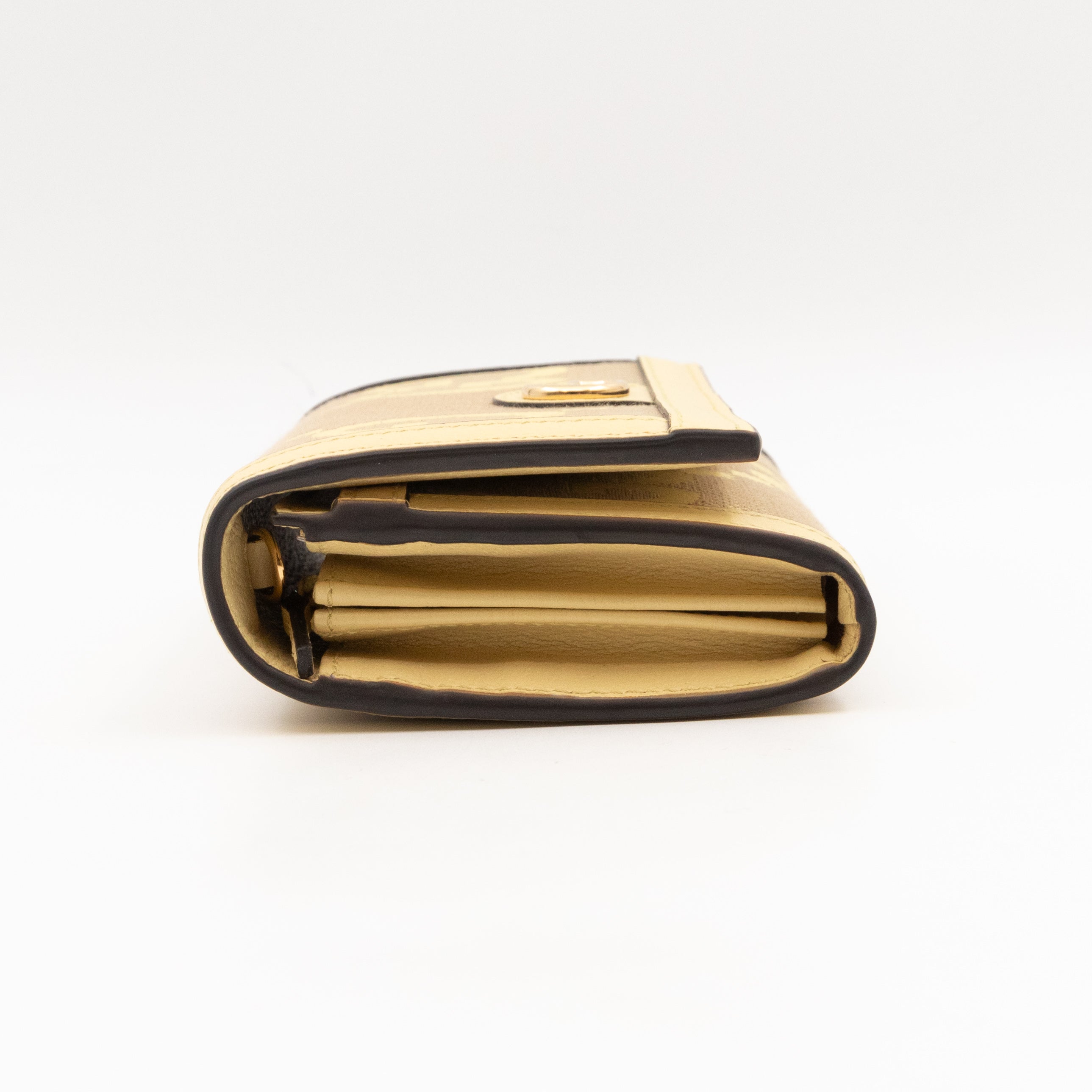 Ophidia Continental Wallet on Chain Yellow