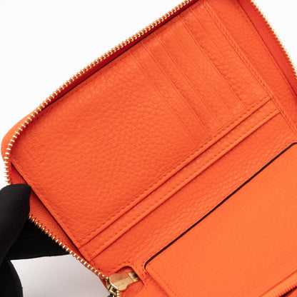 Zip Around Wallet Orange