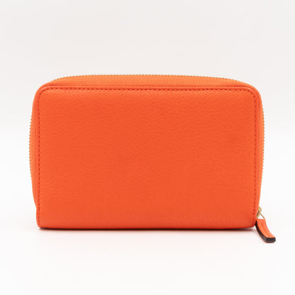 Zip Around Wallet Orange