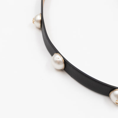 CC Pearls Belt Leather