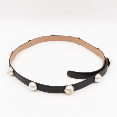 CC Pearls Belt Leather