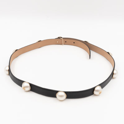 CC Pearls Belt Leather