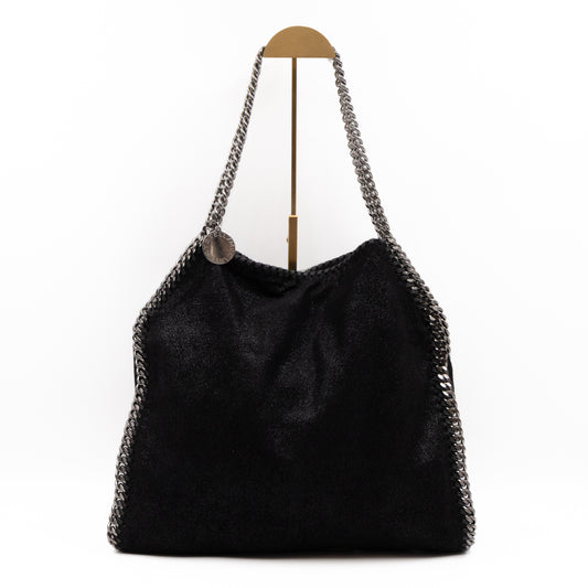 Falabella Tote Black Silver