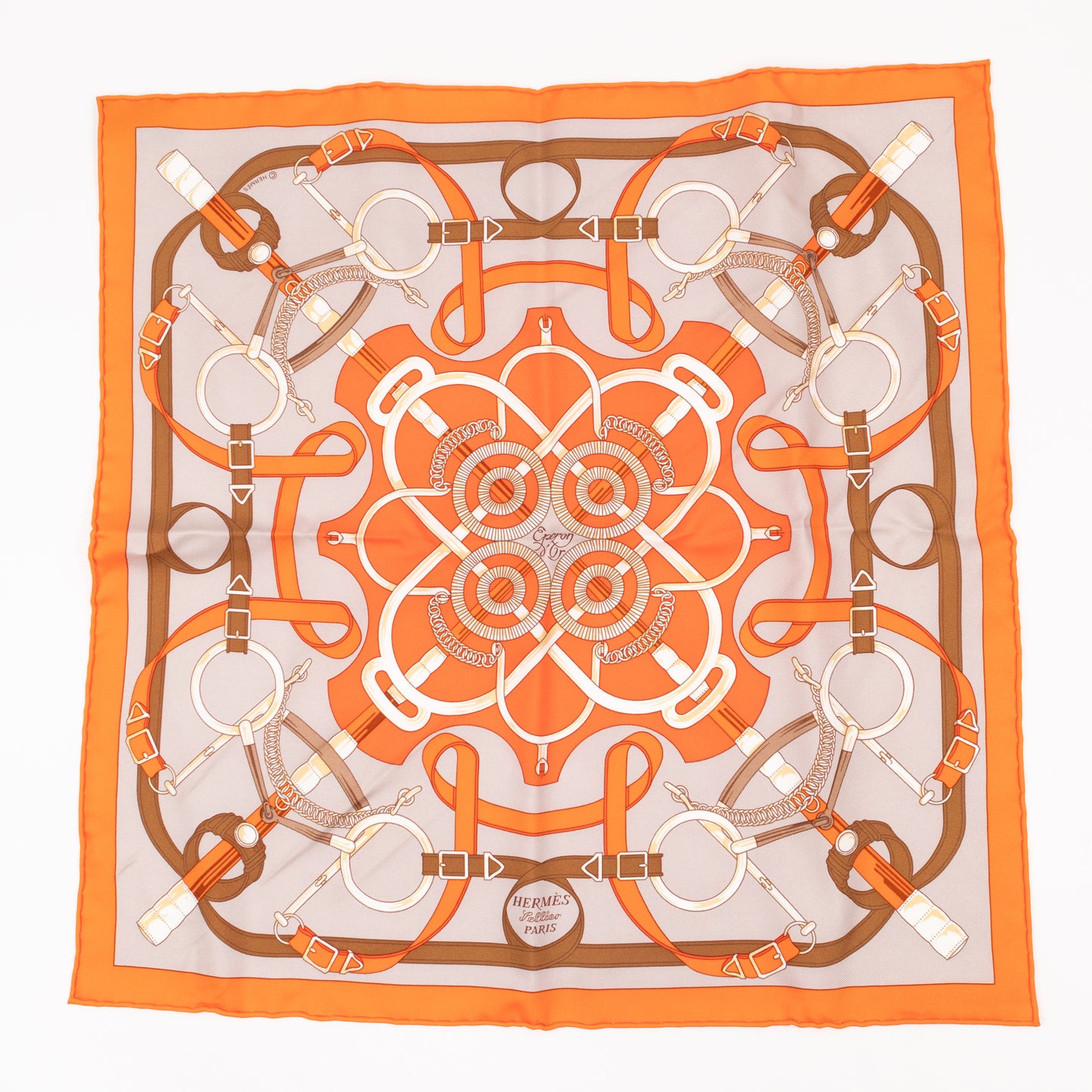 Silk Scarf 45 Eperon d'Or