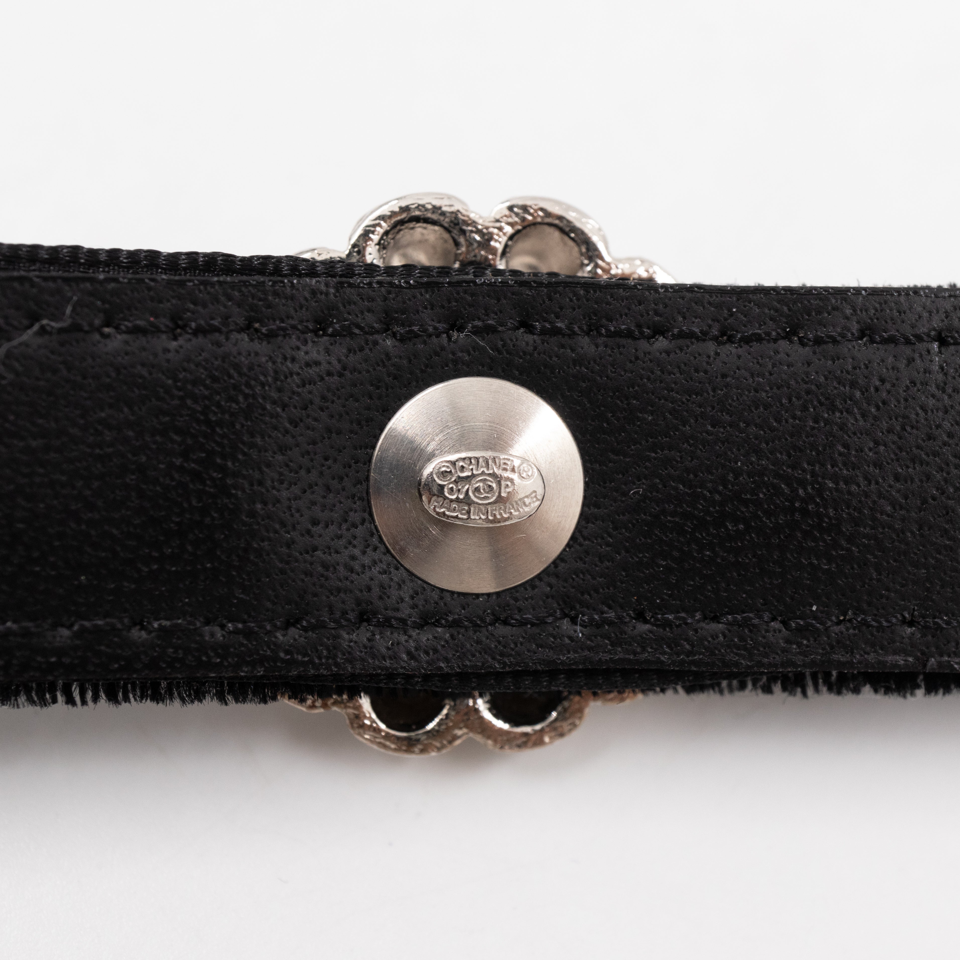 Lucky Charms Ribbon Belt Black Velvet