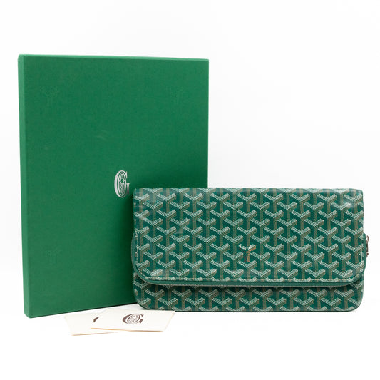 Sainte-Marie MM Foldable Clutch Goyardine Green