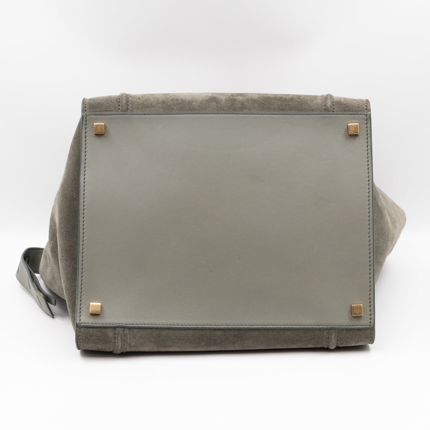 Phantom Medium Luggage Grey Suede Leather