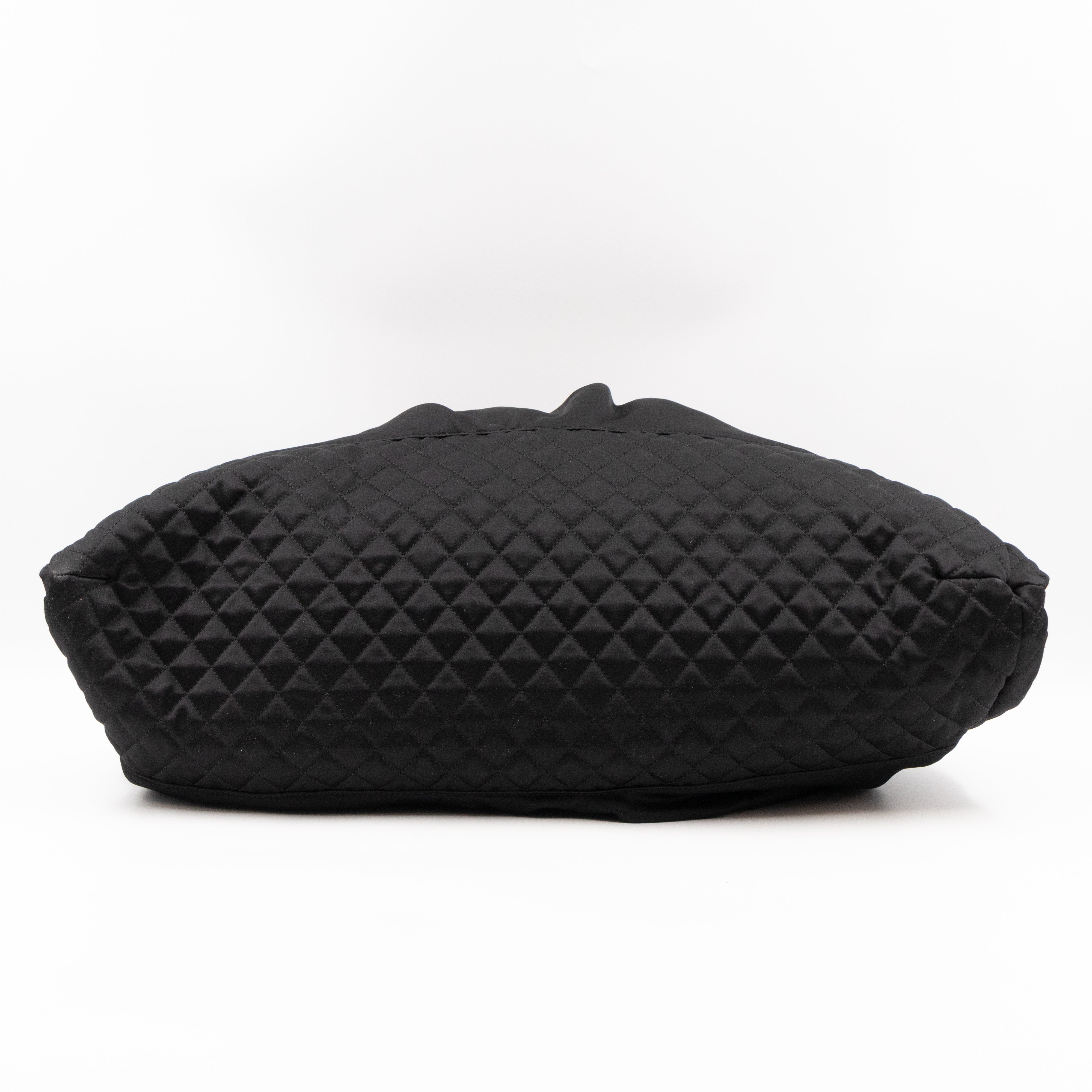 Melrose Cabas Black Satin